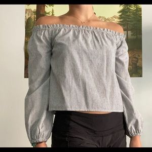Brandy Melville Off The Shoulder Long Sleeve